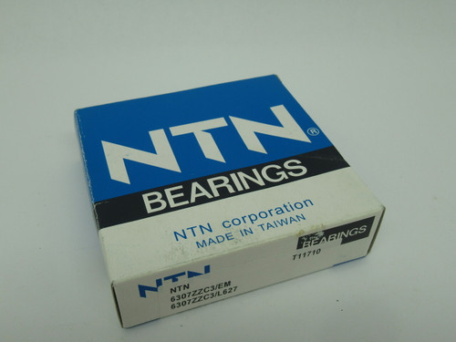 NTN 6307ZZC3/L627 Ball Bearing Double Seal 35mm 80mm 21mm NEW