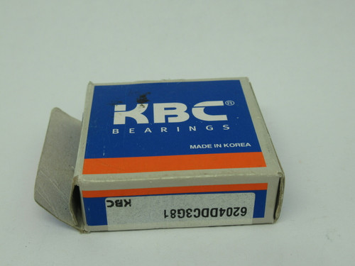 KBC 6204DDC3G81 Single Row Ball Bearing 47x14x20 mm NEW