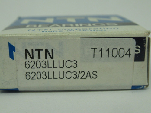 NTN 6203LLUC3 Ball Bearing 17mmID 40mmOD 12mmW NEW