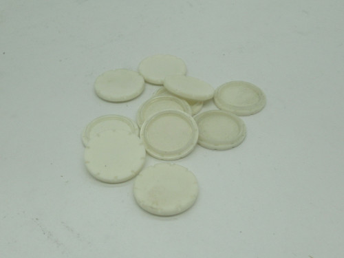 Siemens 3SB2910-0AG Push Button Cap Flat WHITE Lot Of 11 USED