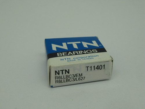 NTN R6LLBC3/EM Double Sealed Ball Bearing 0.375" ID 0.875" OD 0.2812" Width NEW