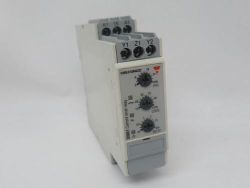 Carlo Gavazzi DIB01CB2310A Current Level Relay 115/230VAC 50-60Hz 3VA NOP