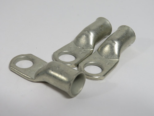 Generic Heavy Duty Ring Terminal Cable Lug 1AWG 3/8" M10 Stud Lot of 3 NOP