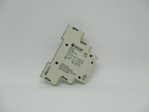 Allen-Bradley 140-A20 Auxiliary Contact Ser. C 2NO 10A 600VAC USED