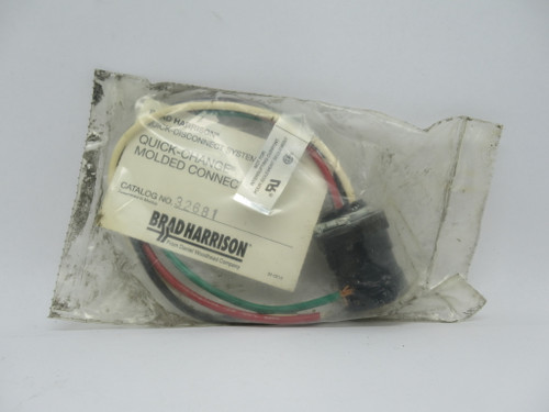 Brad Harrison 32681 Quick-Change Molded Connector 600V 20A NWB