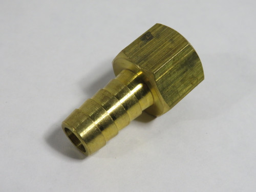 Generic Brass Barb Fitting 1/2" Hose ID x 1/2" Female NPT Lot of 8 NOP