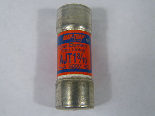 Amp-Trap AJT1-8/10 Dual Element Time Delay Fuse 1-8/10A 600V USED