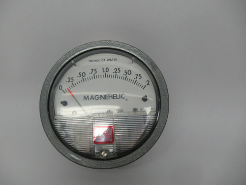 Dwyer 2002C Magnehelic Differential Pressure Gauge 0-2" Water USED