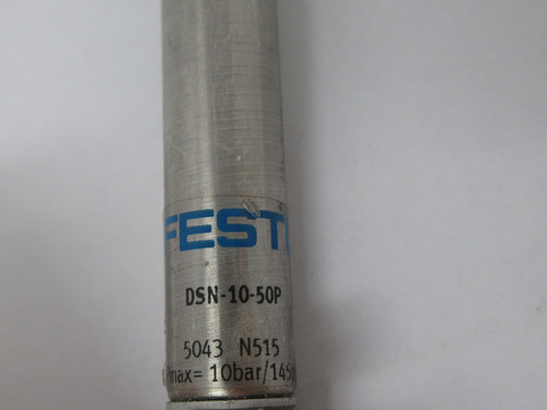 Festo DSN-10-50P 5043 Pneumatic Cylinder 10mm Bore 50mm Stroke USED