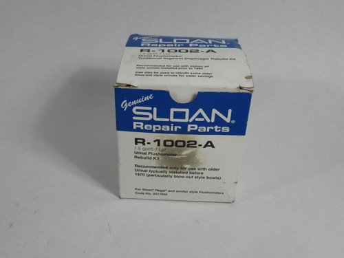 Sloan R-1002-A Urinal Flushometer Rebuild Kit NEW