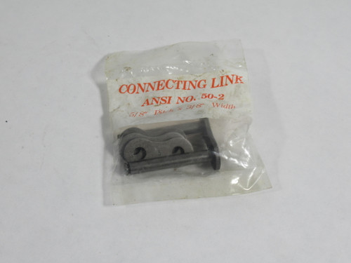 Generic 50-2 Connecting Link 5/8" Pitch x 3/8" Width NWB