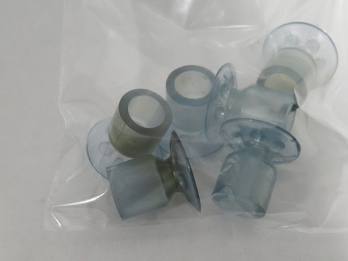 Vi-Cas VC-147E Style C Suction Cup 26.40mmLip 25.40mmH 9.70mmStem Lot of 6 NOP
