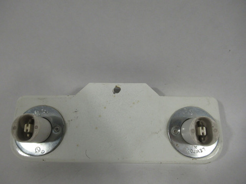 Leviton 523 Florescent Lamp Holder Assy w/ Plunger 660W 600V USED