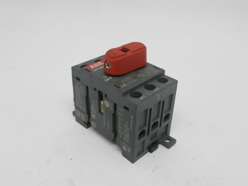 ABB OT16E3 Disconnect Switch 16A 600V 50/60Hz 3 Pole USED