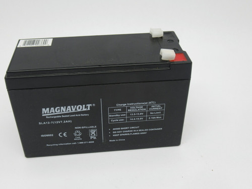 Magnavolt SLA12-7(12V7.2AH) Replacement Battery 12V 7.2Ah NOP