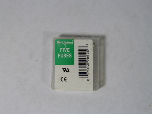 Littelfuse 0215001.VXP Slo-Blo Fuse 5-Pack ! NEW !