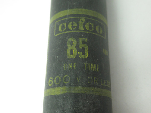 Cefco OT-85 One Time Fuse 85A 600V USED