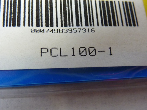 Panduit PCL100-1 Vinyl Cloth Number '1' Marker 1" Tall Lot of 5 Sheets ! NEW !