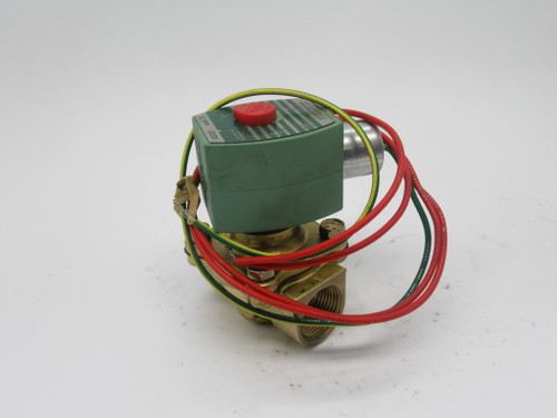 ASCO 8210G95 Solenoid Valve 208-220/240V 50/60Hz 10.1W 150psi 3/4" MODIFIED USED