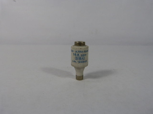 Siba Si-D 1000507 Ultra Rapid Bottle Fuse 16A 500V USED