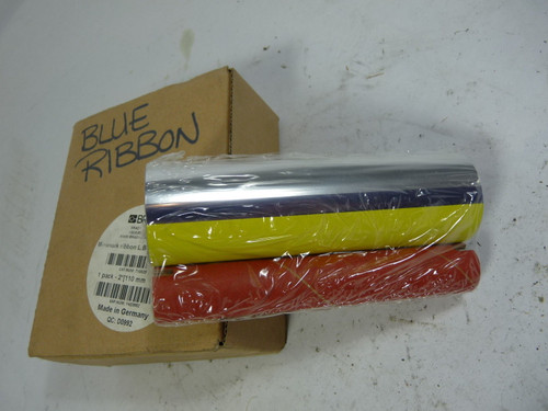Brady 710025 Blue Minimark Ribbon for B-7589 Material 110mm x 90m *2-PACK* NEW