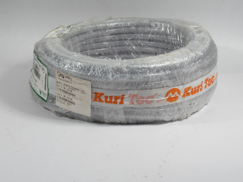 Kuri Tec K3150-06X100 Clear Reinforced PVC Hose 3/8" x 100Ft NEW