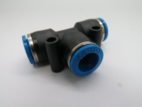 Festo QST-10 153131 Push-In T-Connector 10mm Tubing OD Lot of 10 NOP