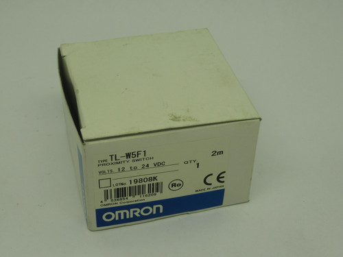 Omron TL-W5F1 Proximity Sensor 12-24VDC 2m Cable 200mA 300Hz 5mm NEW