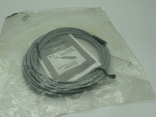 Festo 175404 SME-8-K5-LED-24 T-Slot Proximity Sensor 12-30VAC/DC 5m Cable NWB