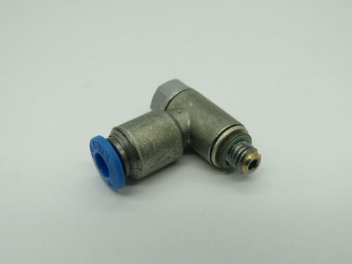 Festo 193154 GRLZ-M5-QS-4-D One-Way Flow Control Valve M5 x 4mm 0.2-10bar USED