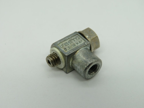 Festo 151183 GRLZ-M5-B One-Way Flow Control Valve M5 0.2-10bar USED