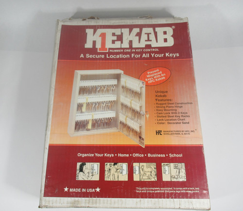 HPC KEKAB-120 Key Cabinet 120-Key Capacity *Missing Components* NEW