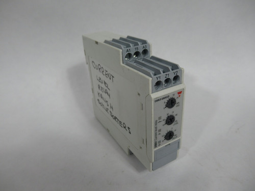 Carlo Gavazzi DIB01CB2310A Current Level Relay 115/230VAC 50/60Hz 3VA USED