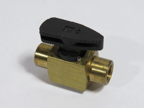 Parker 2F-PR4-VT-B Rotary Plug Valve 1/8" Brass USED