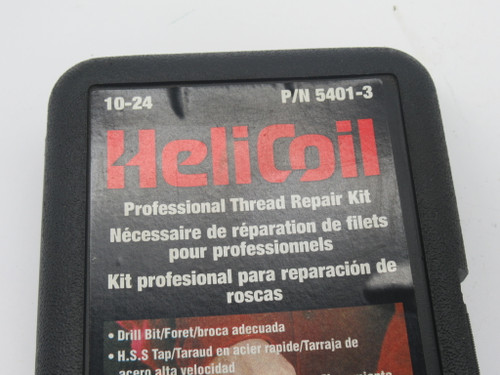 Helicoil 5401-3 Thread Repair Kit Size 10-24 *Missing Some Inserts* USED