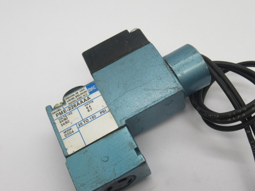 MAC PME-226AAAA Solenoid Valve 24V 50/60Hz 5.4/6.7W 25-150psi USED