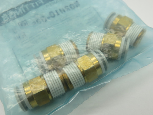 SMC KQ2H10-03S Push-In Male Connector R3/8" Thread x 10mm Tubing OD 5-Pack NWB