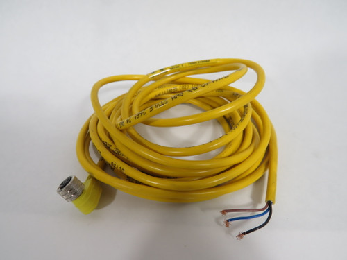 Woodhead 403001A10M040 Brad Harrison Cable Set 60AC 75DC 4A 3m *Cut Cable* USED