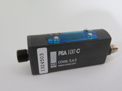 Coval PSA-100C Vacuum Switch w/Digital Display G1/8"M M8 0Adm -1 bar USED