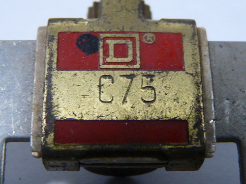 Square D C75 Overload Relay Thermal Heating Element USED
