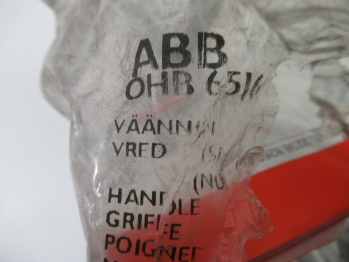 ABB OHB65J6 Pistol Handle Red/Black Square Shaft Open Bag/Shelf Wear/Dirt NWB