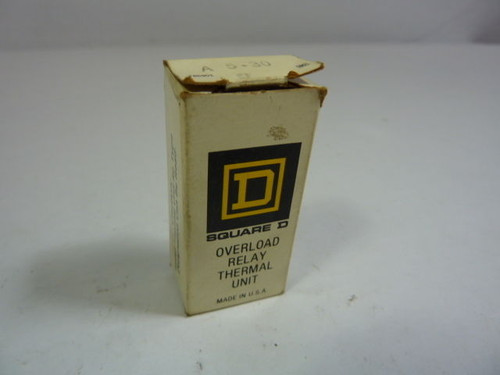 Square D A5.30 Overload Thermal Unit Heating Element ! NEW !