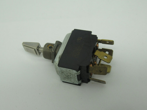 Eaton 7569K40 Two Pole Toggle Switch W/ Bat Handle On-Off-On USED