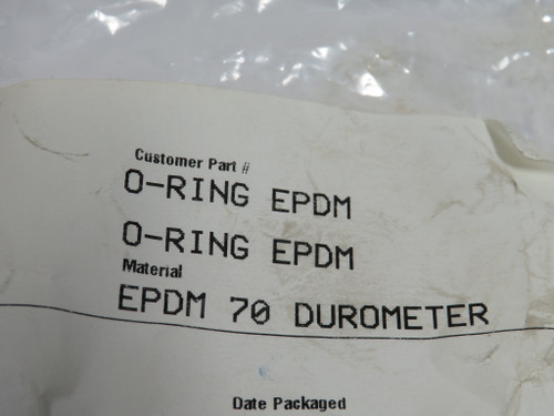 Daemar 017-EPDM EPDM O-Ring 11/16" ID 13/16" OD 1/16" W 50-Pack NOP