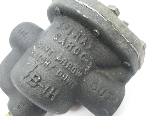 Spirax Sarco 49351 Inverted Bucket Steam Trap 1/2" B1X-75 75psi USED