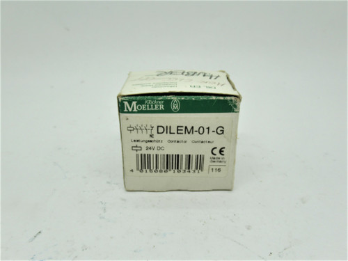 Klockner-Moeller DILEM-01-G Contact Relay 24VDC NEW