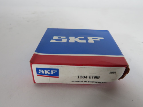 SKF 1204-ETN9 Self Aligning Bearing 20mmID 47mmOD 14mmW *SEALED* NEW