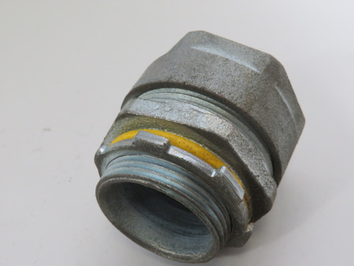 O-Z/Gedney 4Q-125 Liquidtight Connector Malleable Iron 1-1/4" USED