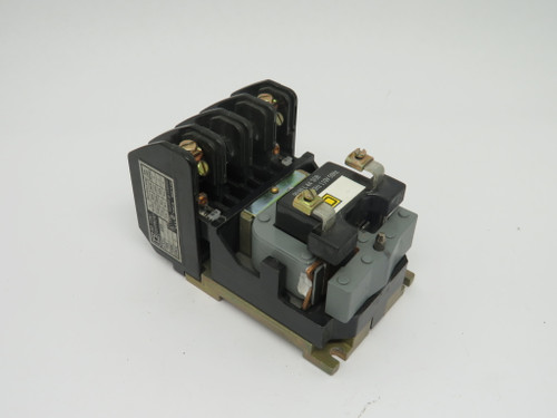 Square D 8501-H020 Control Relay 110/120V 60A 50/60Hz USED