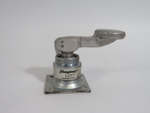 Humphrey 125T-3-10-21 3 Way Lever Valve With Base 1/8" USED